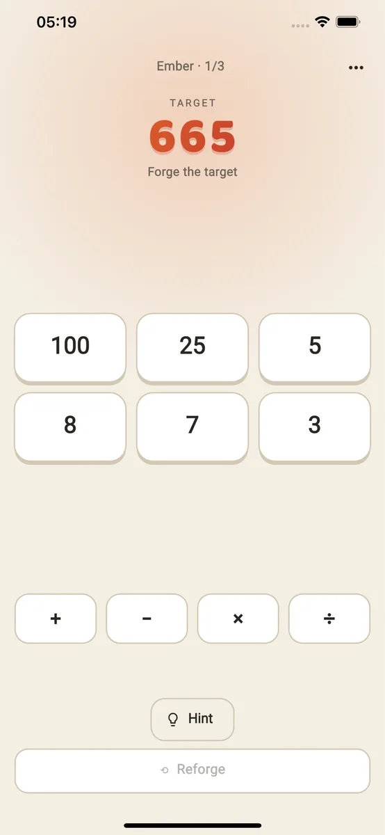 Number Forge screenshot